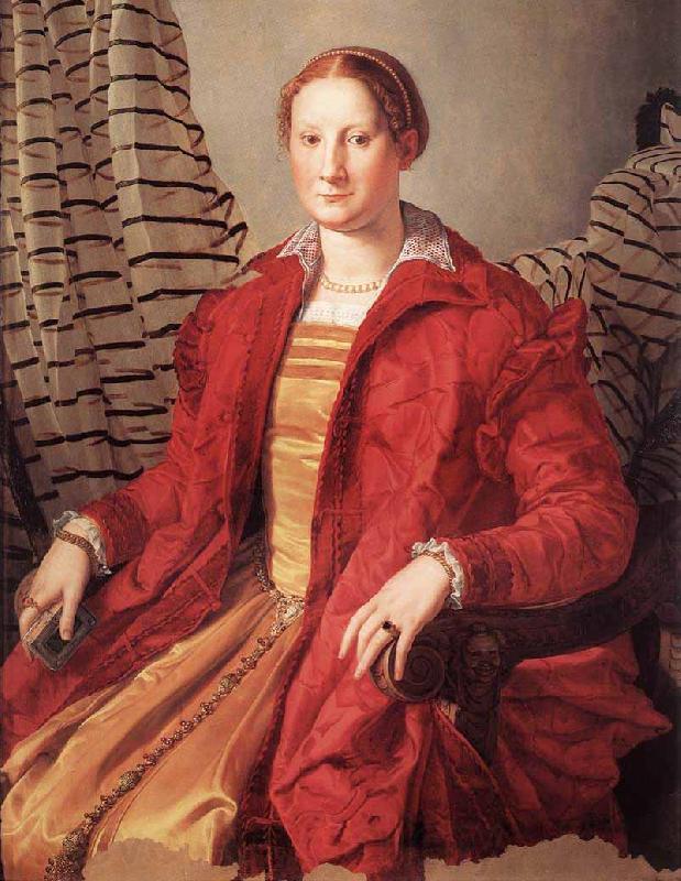 BRONZINO, Agnolo Portrait of a Lady dfg Norge oil painting art